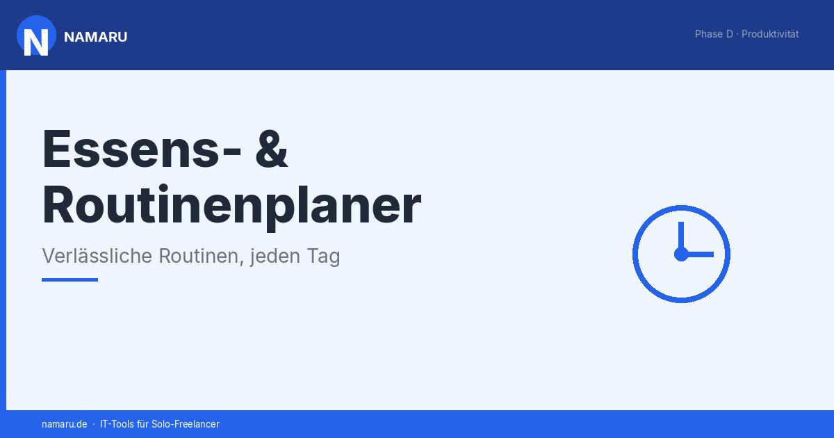 Cover: Essens- und Routinenplaner für neurodivergente Menschen