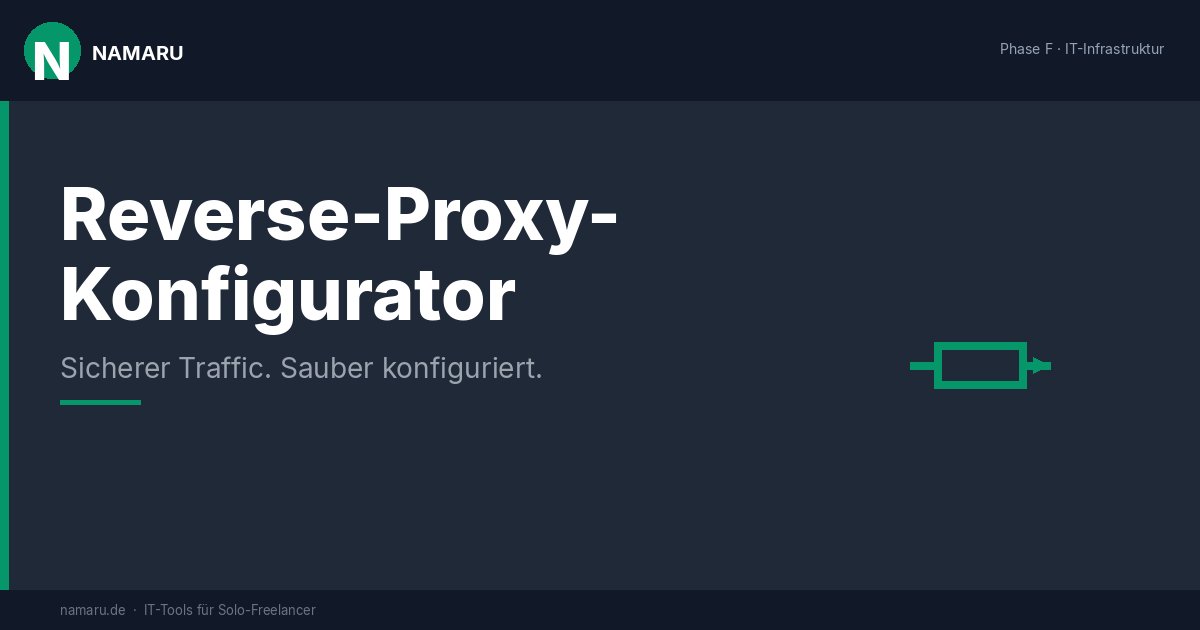 Cover: Reverse-Proxy-Konfigurator